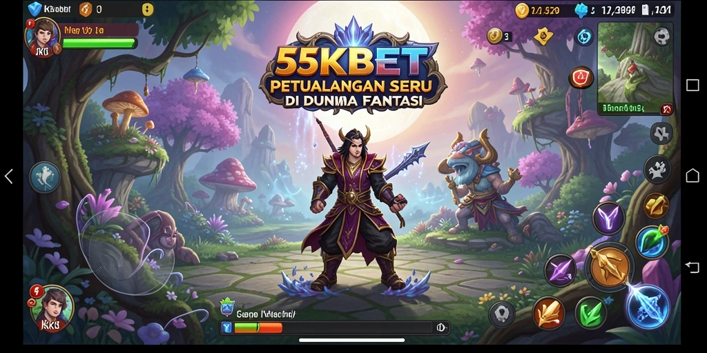 Tampilkan gameplay seru dalam dunia petualangan 55KBET.