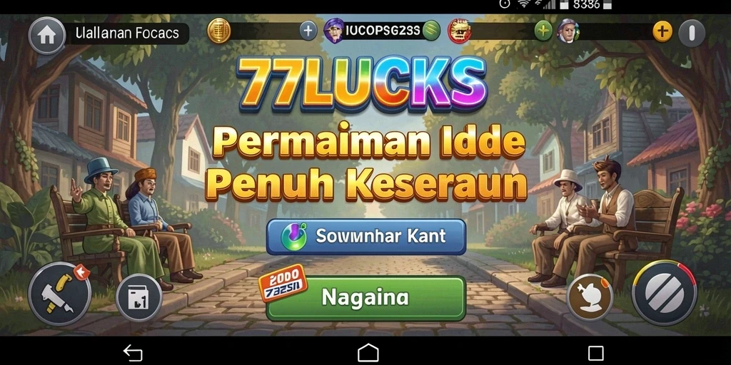 Tampilan gameplay menarik dari 77LUCKS yang seru dan interaktif.