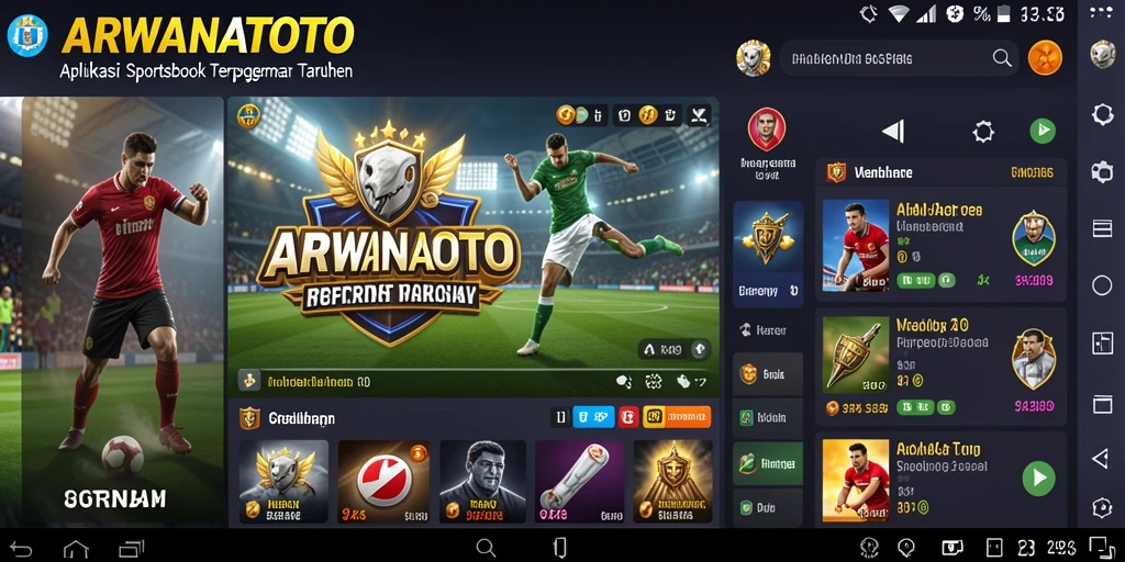 Tampilan utama ARWANATOTO yang menarik dan informatif.