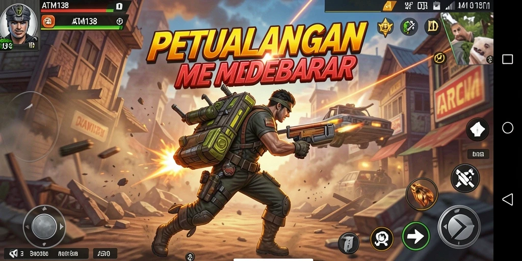 Gameplay mendebarkan dalam ATM138 dengan aksi yang intens.