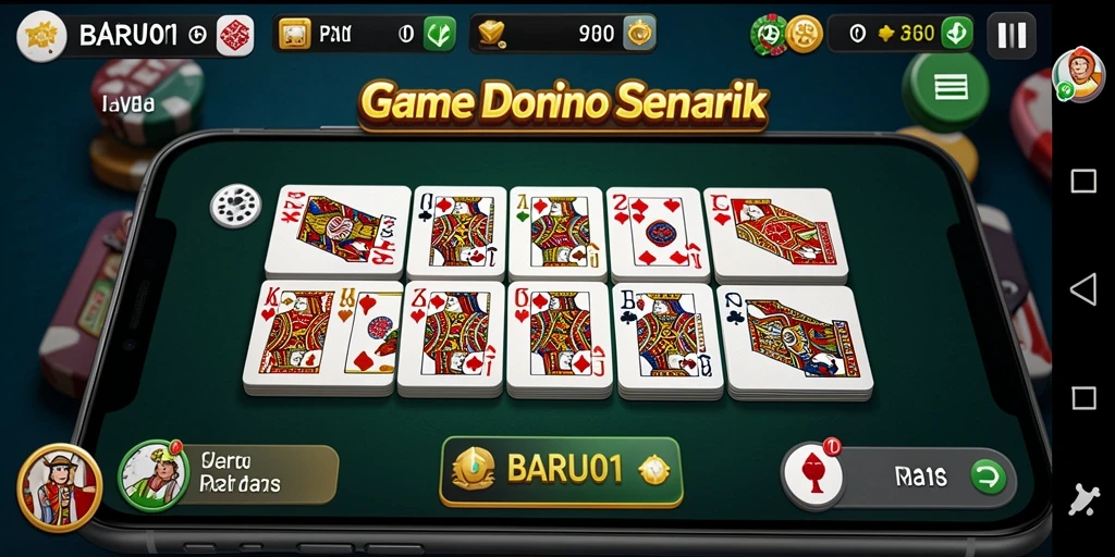 Tampilan gameplay seru di BARU01 dengan pemain bersaing.