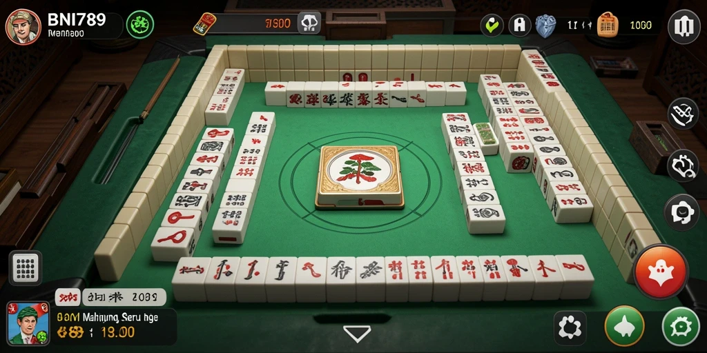 Tangkapan layar BNI789 menampilkan gameplay Mahjong yang menarik dan seru.