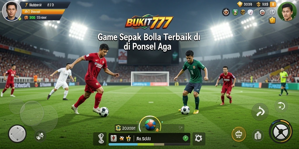 Tampilan gameplay BUKIT777 yang memukau dalam aksi sepak bola.
