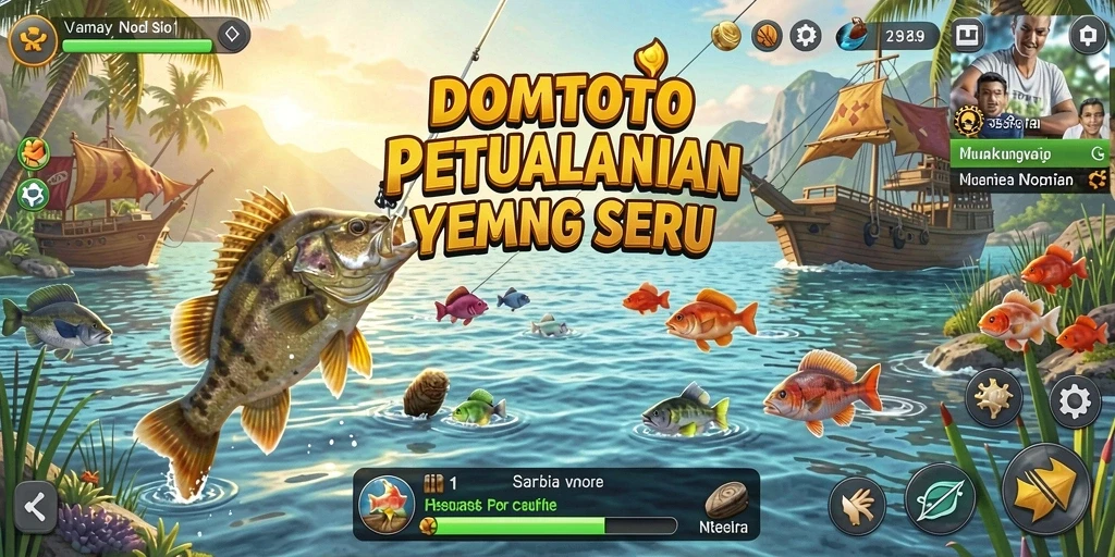 Tangkapan ikan yang beragam dalam gameplay yang mengasyikkan.