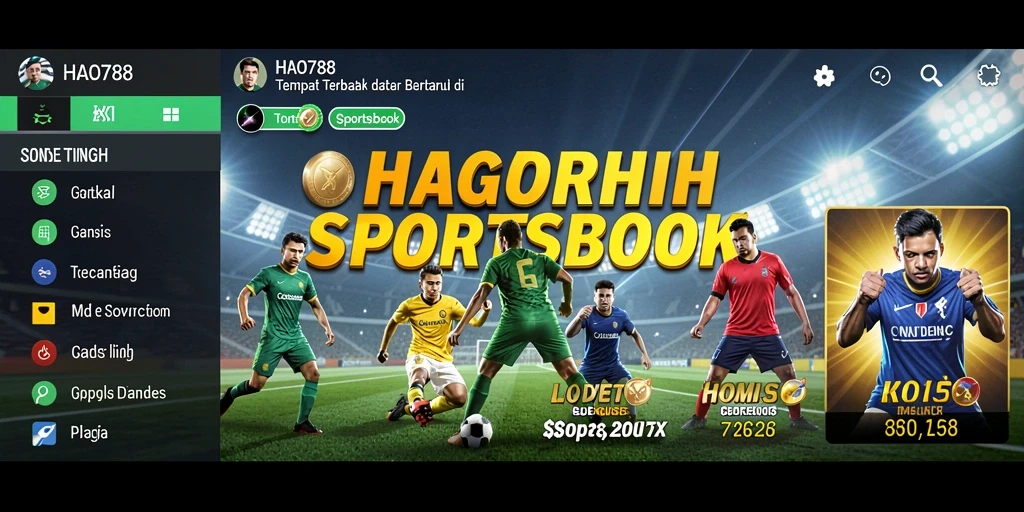 Tampilan menarik aplikasi HAO788 saat bertaruh di Sportsbook.