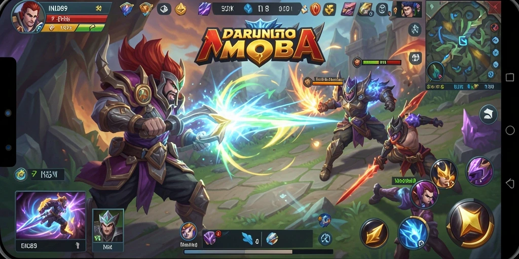 Gameplay seru dan strategis dari IND89 dalam battle MOBA.