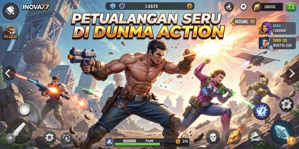 Screenshot gameplay INOVA77 yang seru dan mendebarkan.