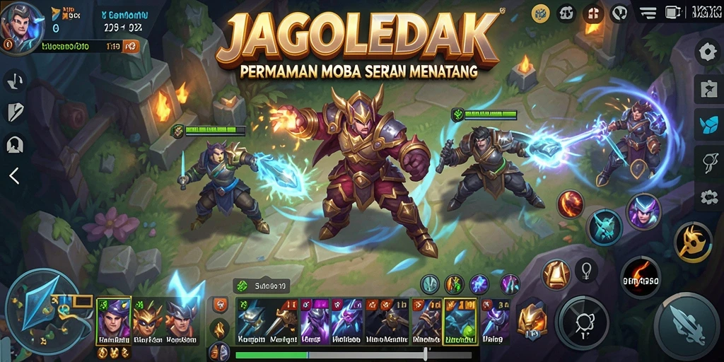 Tampilan permainan seru di JAGOLEDAK dengan grafis menarik.