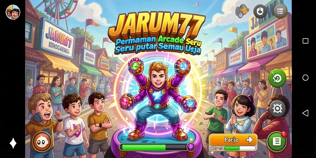 Screenshot gameplay JARUM77 dengan aksi seru dan grafis menarik.