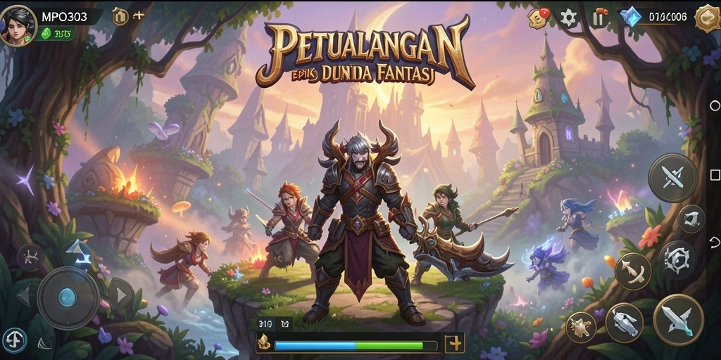 Gameplay seru dengan berbagai karakter dan monster di MPO303.
