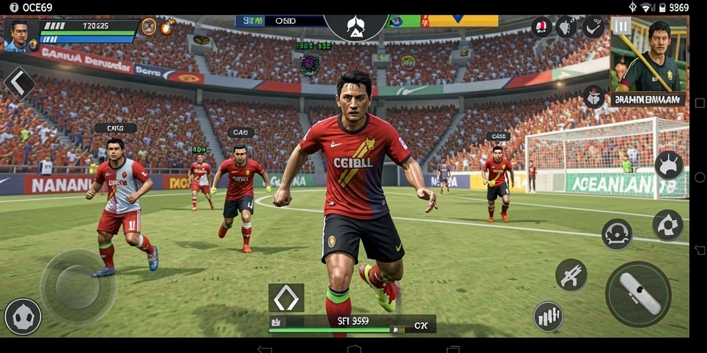 Tampilan gameplay seru dan menantang dalam OCE69.
