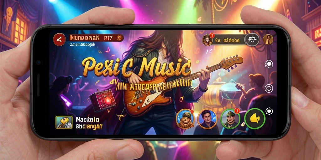 Tampilkan gameplay interaktif PP7 dengan musik yang menyenangkan.