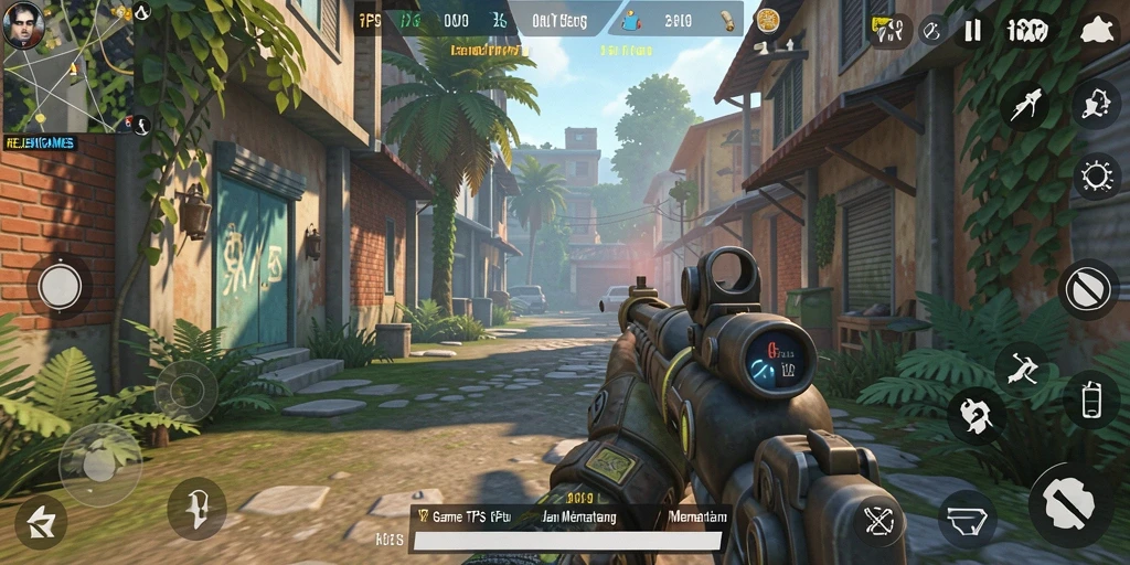 Screenshot gameplay <strong>REJEKIGAMES</strong> menampilkan pertempuran seru antar karakter.