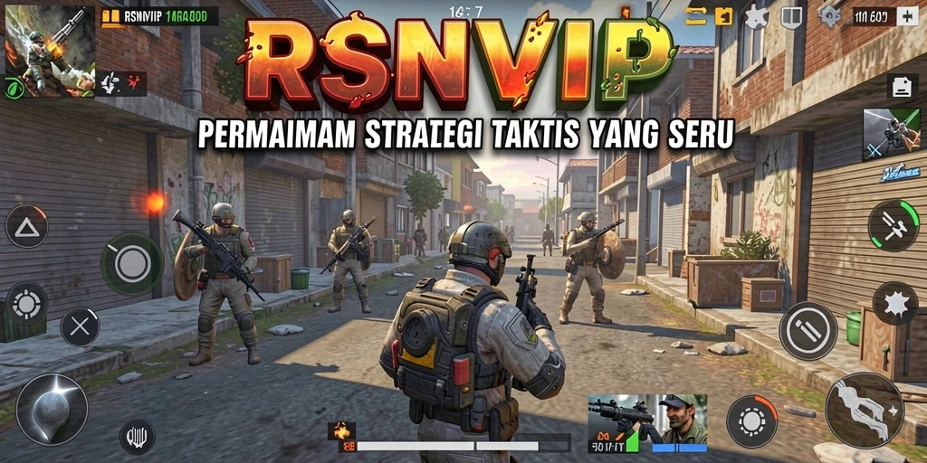 Tampilan gameplay menarik dalam RSNVIP dengan elemen strategi yang mendalam.