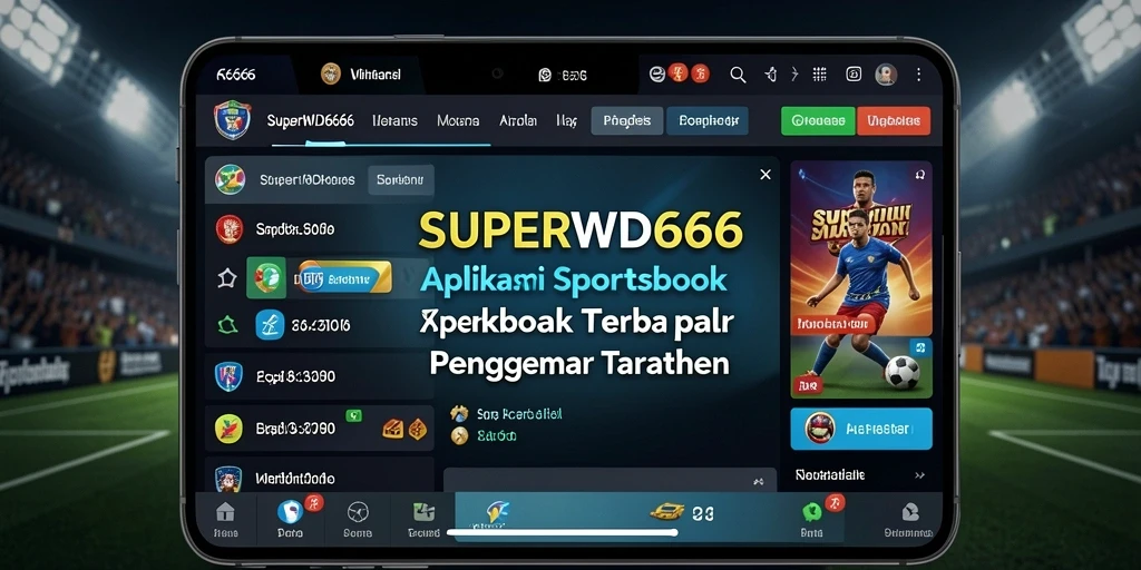 Tampilan antarmuka SUPERWD666 yang menarik dan interaktif.