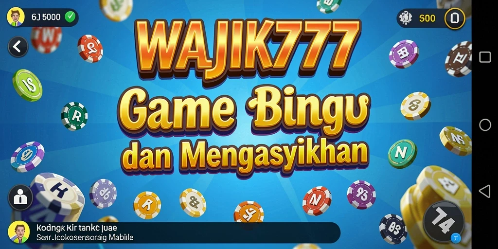 Tampilan seru permainan Bingo di WAJIK777.